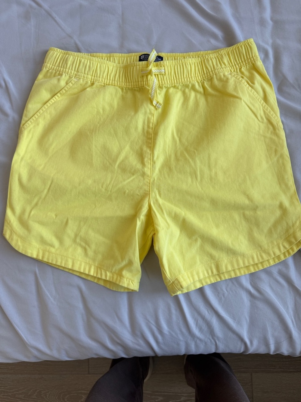 Mountain Warehouse Lemon Yellow Elastic Waist Casual Shorts
